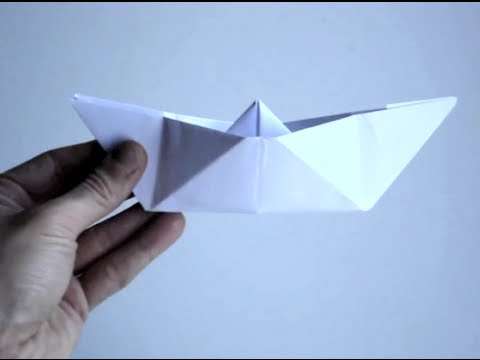 How to Make a Paper Boat | Origami Paper Boat 9 Easy Steps - YouTube