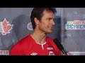 Draw 13 Media Scrum - 2013 Ford World Men's Curling Championship