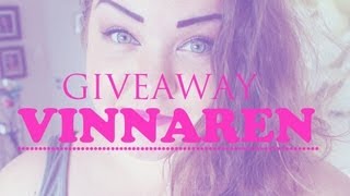 ♡ GIVEAWAY VINNAREN  ♡