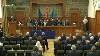 Díszdoktoravató Ünnepi Szenátusi Ülés és Doktori Oklevélátadó Ünnepség