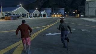 #257【GTA5】市民を米軍基地の中に入れてみる!!