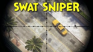 SWAT SNIPER! - Battlefield Hardline Beta (Sniper Gameplay)