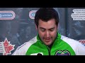 Draw 17 Media Scrum - 2013 Tim Hortons Brier