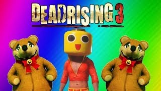 Dead Rising 3 Funny Moments Gameplay 2 - Teddy Bear, RollerHawg, Electric Crusher, Football Zombies