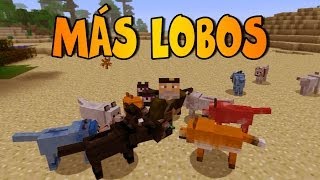 MÁS LOBOS!! "MORE WOLVES" MOD  MINECRAFT