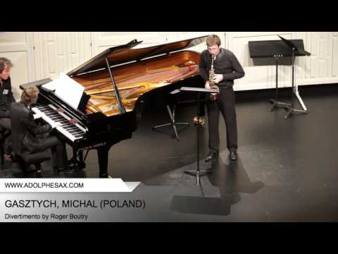 Dinant 2014 - Gastzych, Michal - Divertimento by Roger Boutry