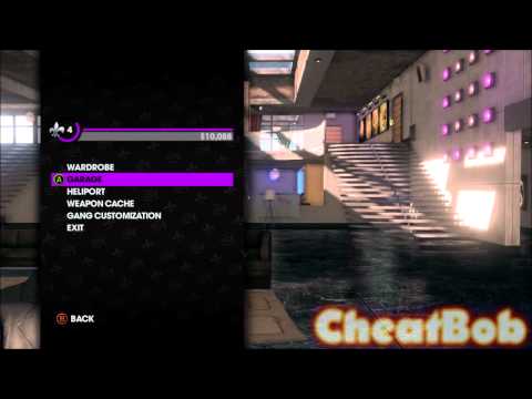 Saints Row The Third CHEATS : TONS OF NEW VEHICLES (TANK, Gatmobile, helicopters