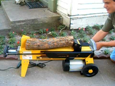 yardworks log splitter manual