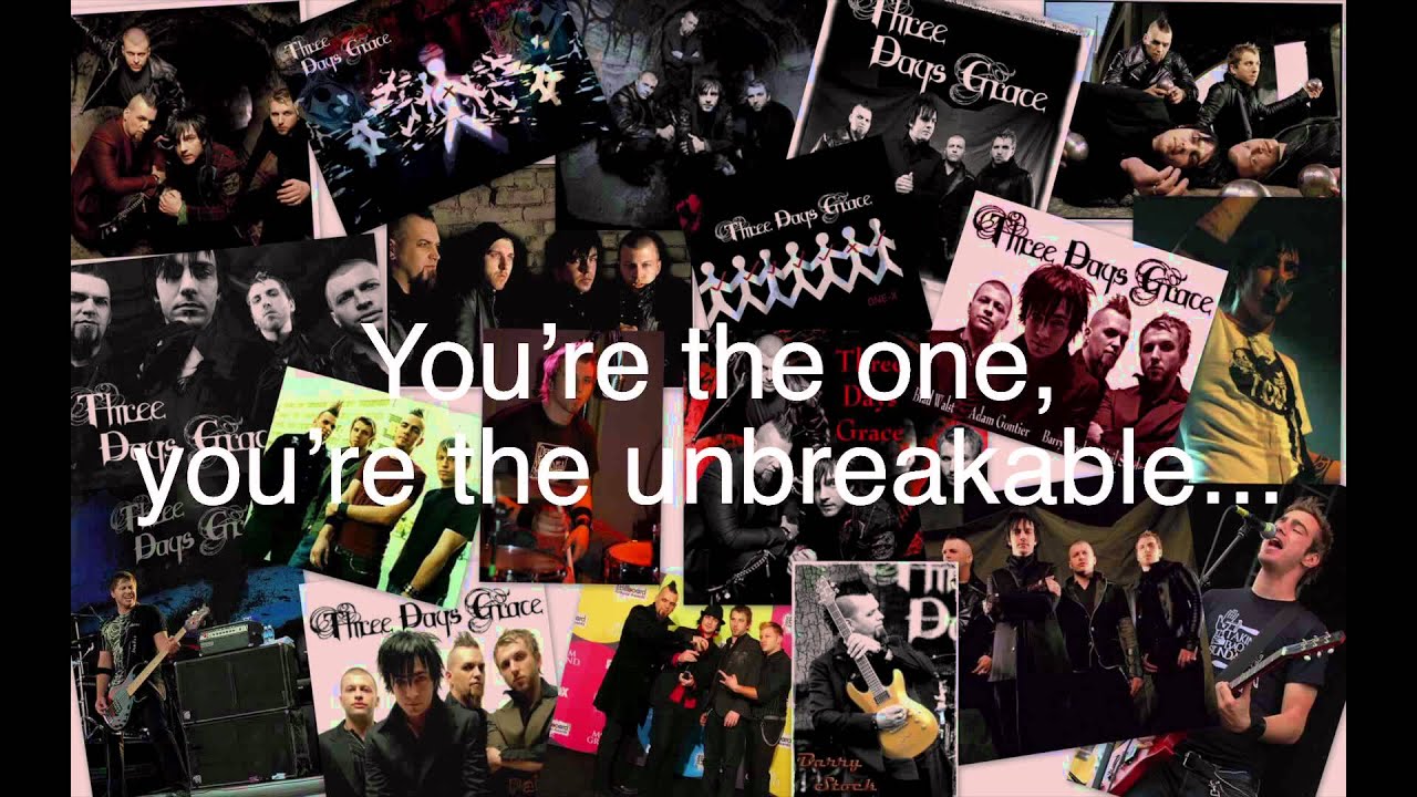 Three Days Grace - Unbreakable Heart (Lyrics video) [HD 1080p ...