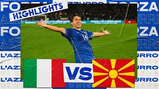 Highlights: Italia-Macedonia del Nord 5-2 | Qualificazioni EURO 2024