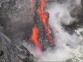 Lava Enters the Pacific Ocean in Hawaii