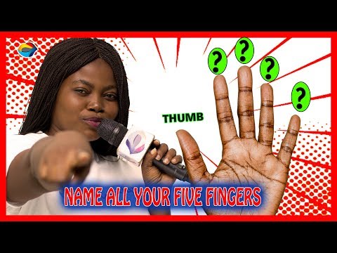 Name All Your FINGERS | Street Quiz | Funny Videos | Funny African Videos | African Comedy |