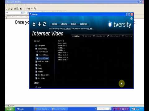 How to stream anything onto your xbox 360 [Tversity] Part 1 - YouTube