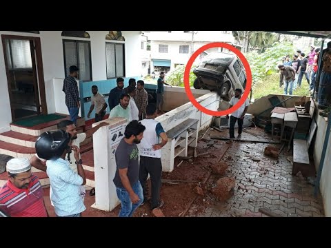 Maruti car hilarious CCTV footage, Maripalla