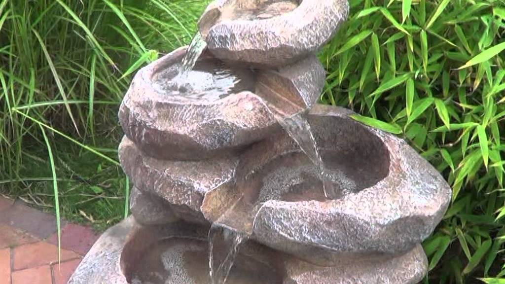 Springbrunnen Set Wasserfall 82cm YouTube