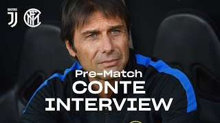 JUVENTUS vs INTER | ANTONIO CONTE INTER TV EXCLUSIVE PRE-MATCH INTERVIEW 🎙⚫🔵?? [SUB ENG]