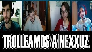 TROLLEAMOS A NEXXUZ Y SE LANZA 4 HUEVOS EN LA CABEZA =D | Josemi