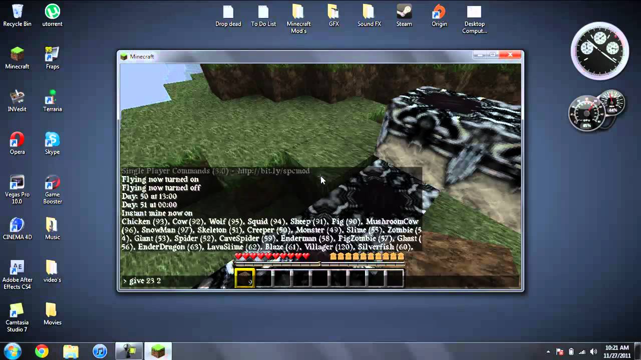 Minecraft 1.0.0 - How To Install Single Player Commands Both Ways ...