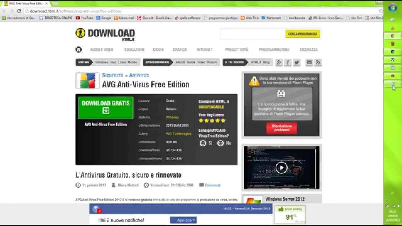 come scaricare avg internet security 2013 gratis - YouTube