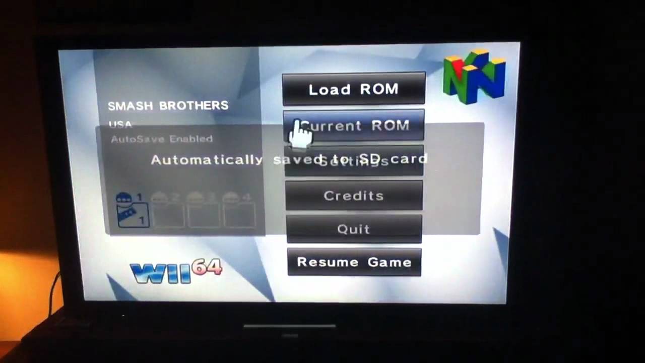 Super smash brothers ROM on Wii 4.3U softmod letterbomb - YouTube