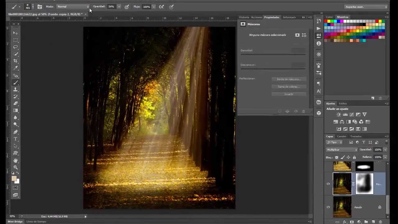 Crear efecto de rayos de luz con Photoshop CS6 - YouTube