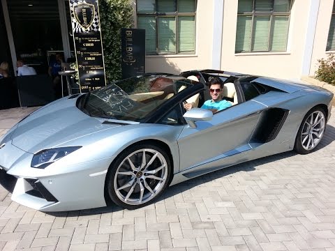 Lamborghini Aventador Roadster test drive