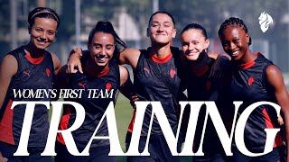 Tattica, intensità e grinta: il Milan Femminile prepara la nuova stagione