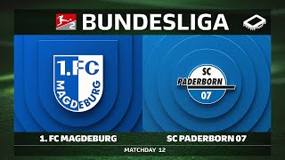 1. FC Magdeburg vs. SC Paderborn 07 | Matchday 12 — Bundesliga 2 2025/26