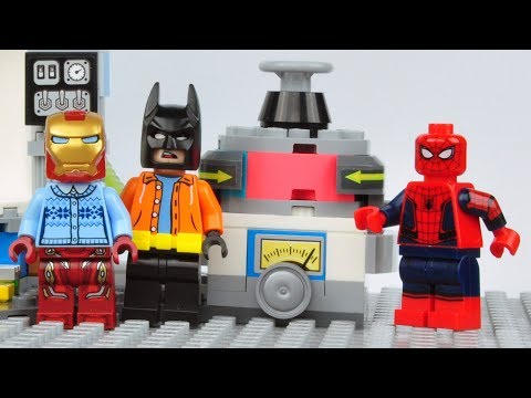 Lego Spider-man Matching Brick Bodies Superheroes Funny Animation
