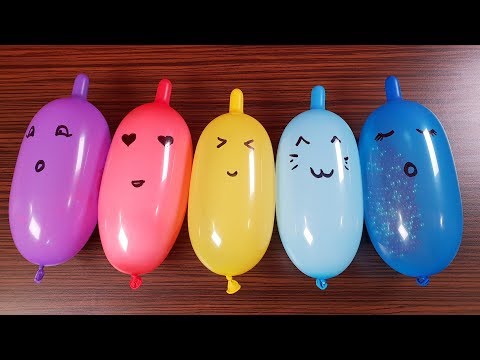 Making Slime with Funny Balloons #2 - Satisfying Slime video