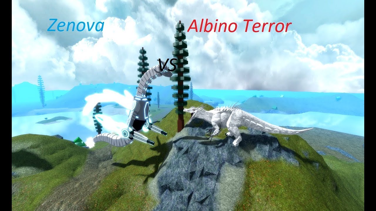 Roblox Dinosaur Simulator Albino Terror Vs Zenova