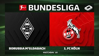Borussia Mönchengladbach vs. 1. FC Köln | Matchday 10 — Bundesliga 2025/26