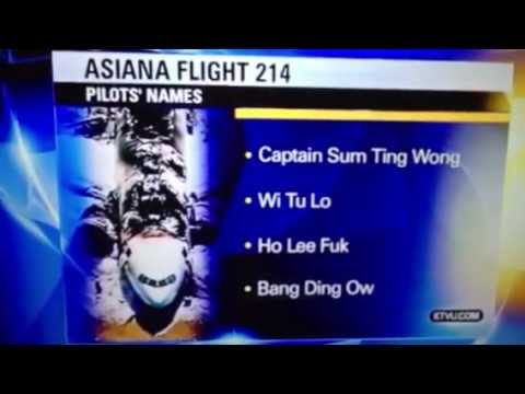 asian flight prank names
