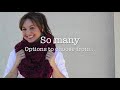 DIY Arm Knitting Scarves