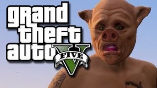 GTA 5 Online - Flying Tanks, Cop Glitch, and Invisible Speedy!  (GTA 5 Funny Moments and Glitches!)