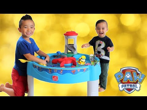 Paw Patrol WATER TABLE Unboxing Fun With Ckn Toys
