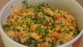 Paneer and Capsicum Bhurji