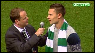 Celtic FC - Celtic's New Signing Derk Boerrigter at Celtic Park