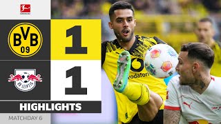 No Winner In Bayern Chase! | BORUSSIA DORTMUND — RB LEIPZIG | Highlights | MD 6 – Bundesliga 25/26