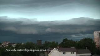 Derecho-producing bow echo storm 4.8.2013(timelapse)