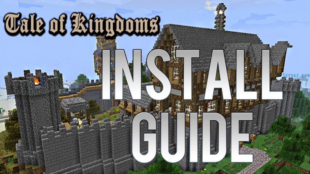 Minecraft 1.2.3 - How to Install Tale of Kingdoms Mod - YouTube