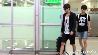 130624 동방신기 Yunho & Changmin 김포공항입국