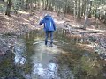 angelica trudging through 2 feet of water