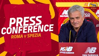 CONFERENZA STAMPA | José Mourinho alla vigilia di Roma-Spezia