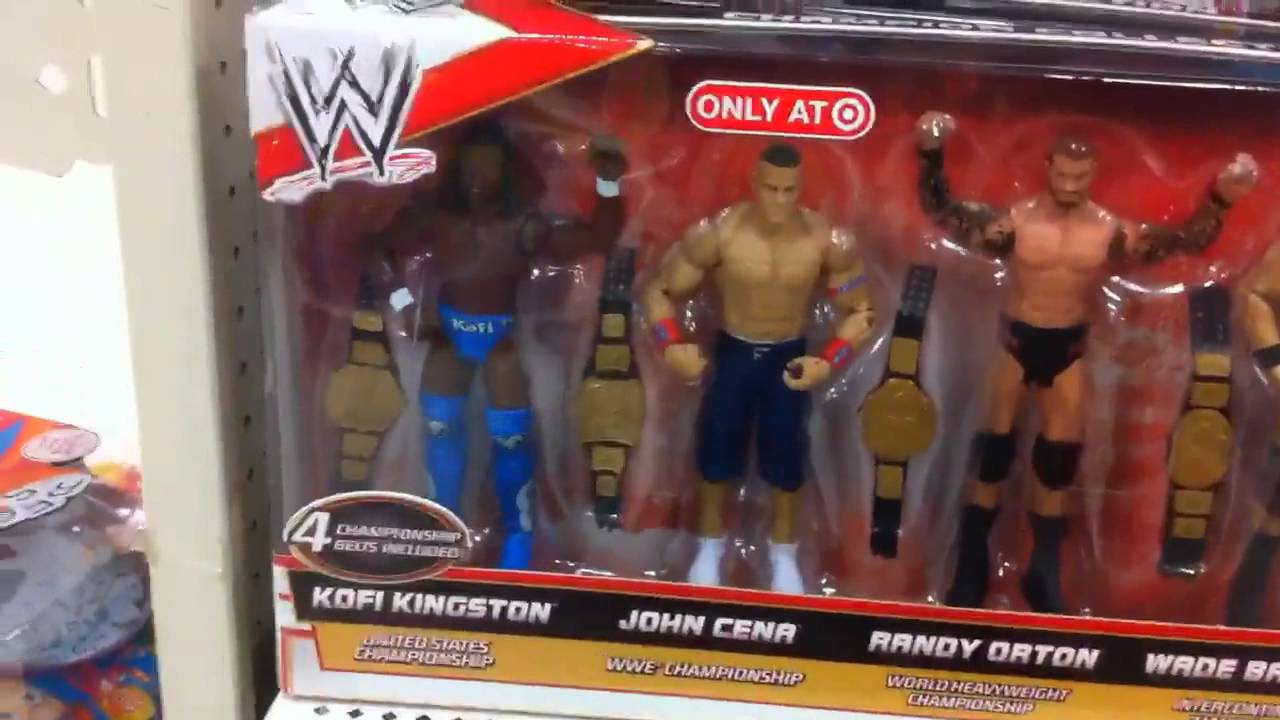 WWE ACTION INSIDER: Target wrestling aisle figures elite mattel store