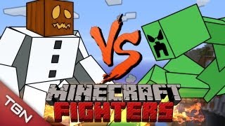 MINECRAFT FIGHTERS: MUTANT CREEPER VS MUTANT SNOW GOLEM G1