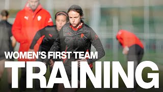Tra Sassuolo e Napoli: AC Milan Women al lavoro | L'allenamento delle rossonere