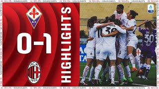 Highlights | Fiorentina 0-1 Milan | Matchday 9 Women's Serie A 2020/21