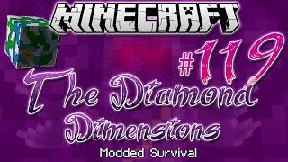 "EDGE OF THE WORLD" | Diamond Dimensions Modded Survival #119 | Minecraft