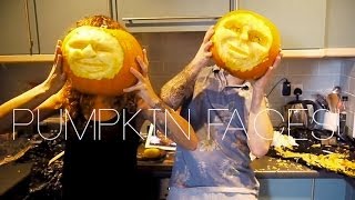 Pumpkin Face Carving with Sammi & Jason